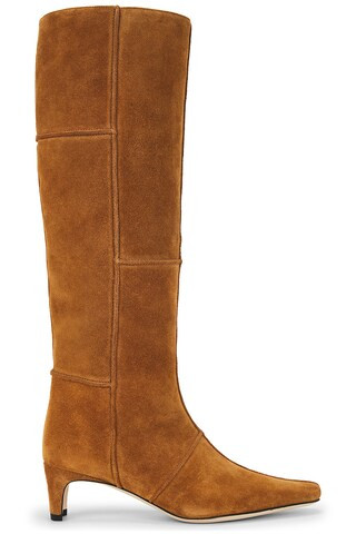 Staud Wally Flat Boot in Brown | FWRD 