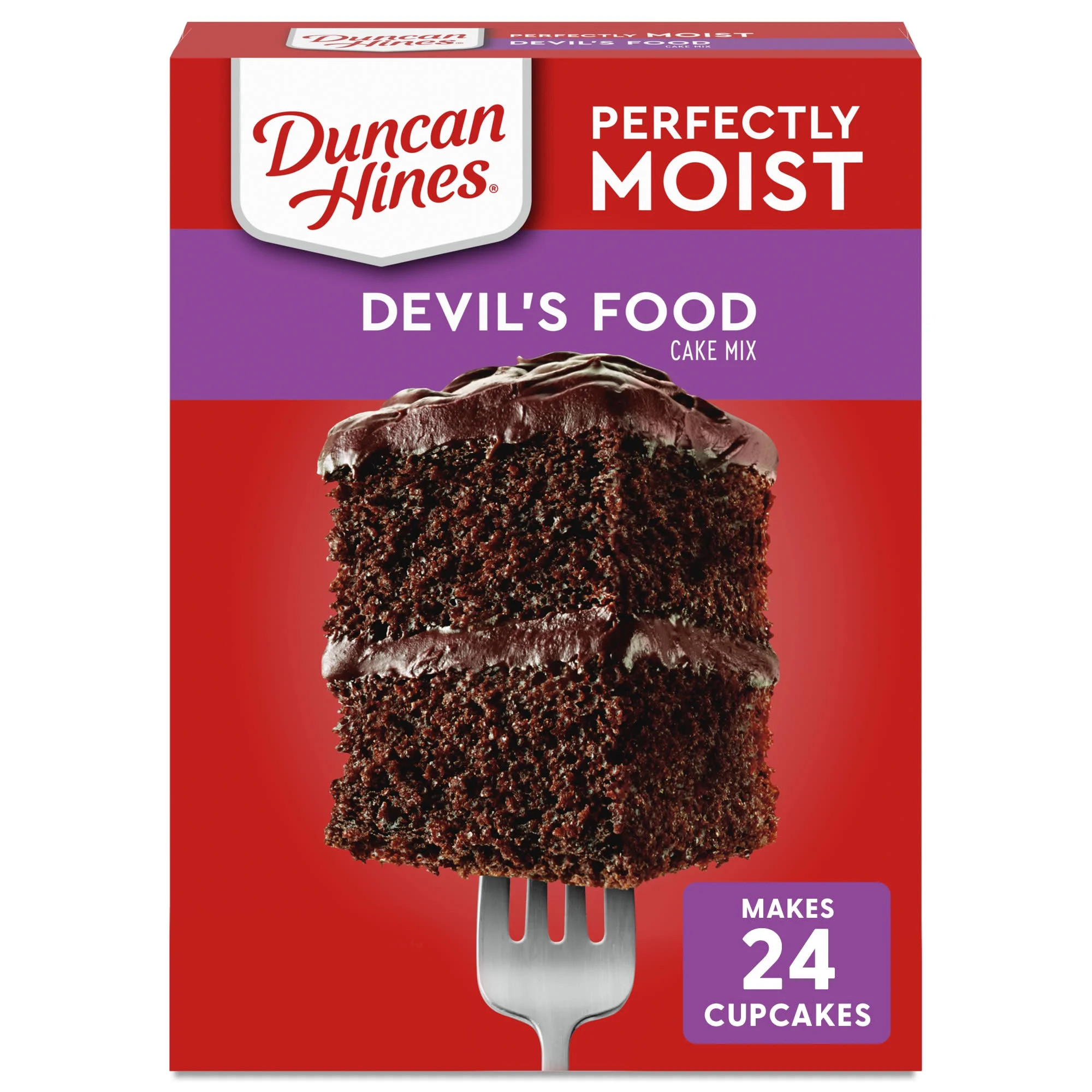 Duncan Hines Perfectly Moist Devil's Food Cake Mix, 15.25 oz. | Walmart (US)