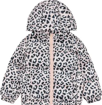 Kids' Animal Print Recycled Polyester Packable Jacket | Nordstrom