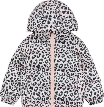 Kids' Animal Print Recycled Polyester Packable Jacket | Nordstrom