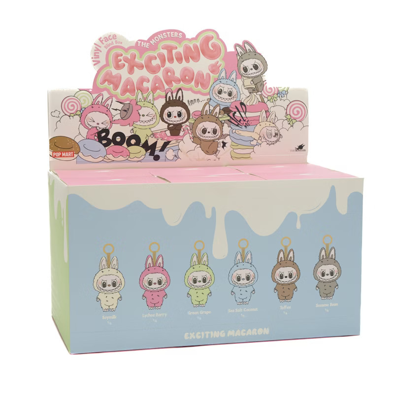 Pop Mart Labubu The Monsters Tasty Macarons Vinyl Face Blind Box Whole Set | StockX