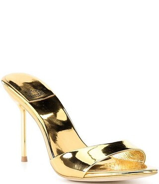 CE-Soire Patent Leather Dress Slide Sandals | Dillard's