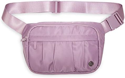 Gaiam Fanny Pack Running Belt Bag - Out & About Waist Pack Cell Phone Holder Exercise Gym Slim Zi... | Amazon (US)