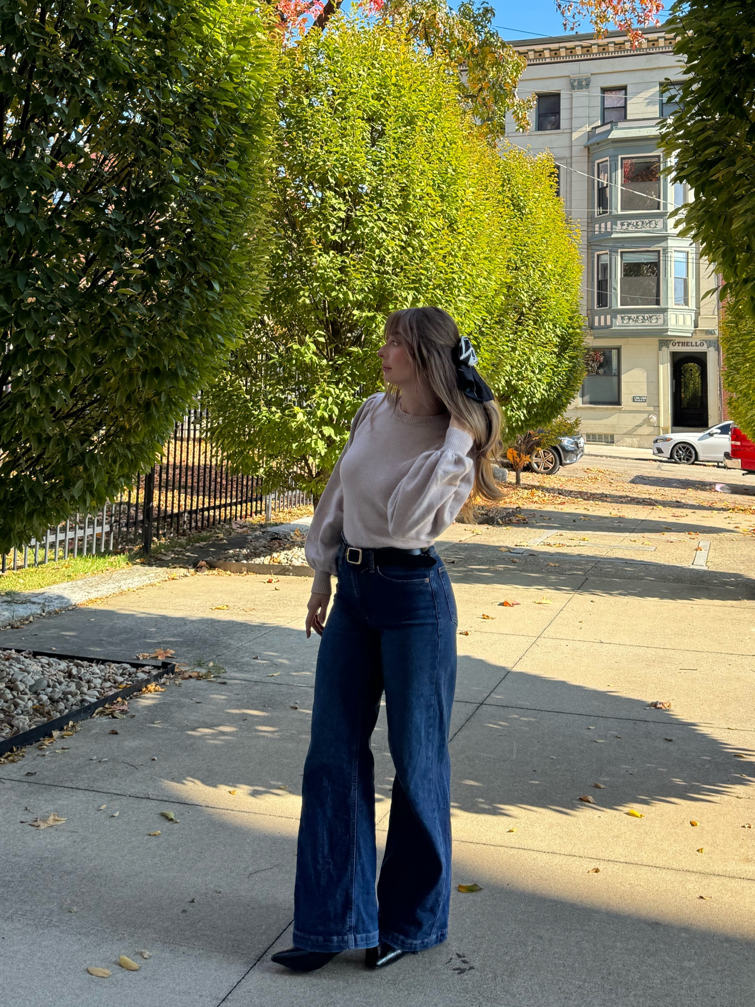 Dark wash wide leg jeans. A closet staple ✨ 50% off at checkout. So many sizing options for petite, regular, and long!
Included my new black croc knee high boots from Amazon as well!

#LTKCyberWeek