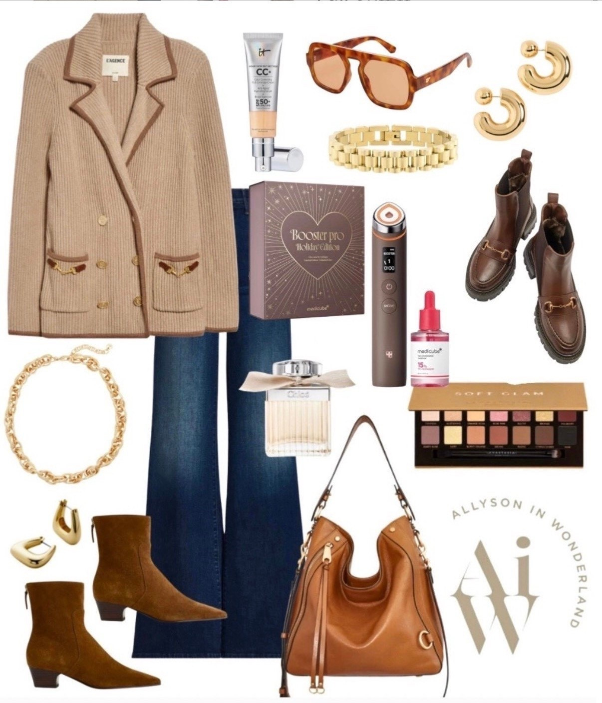 Knit blazer 
Wide leg jeans 
Winter outfit
Fall outfitt

#LTKStyleTip 

#LTKSeasonal #LTKHoliday #LTKBeauty