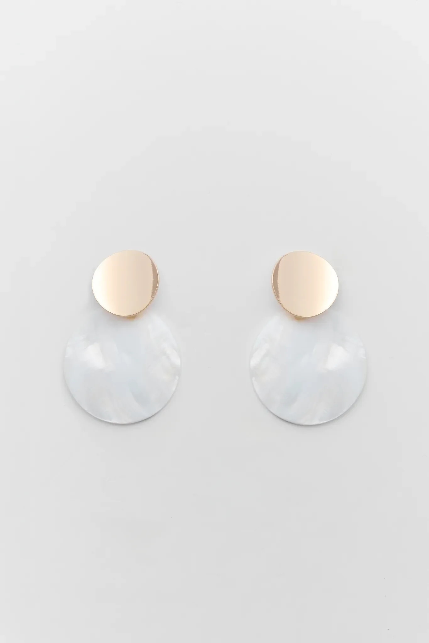 Reese Gold Pearl Drop Earrings | Avara