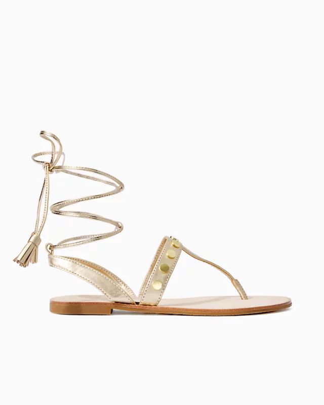 Aileen Embellished Wrap Sandal | Lilly Pulitzer