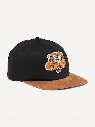 Color-Block Graphic Flat-Brim Trucker Hat for Boys | Old Navy (US)