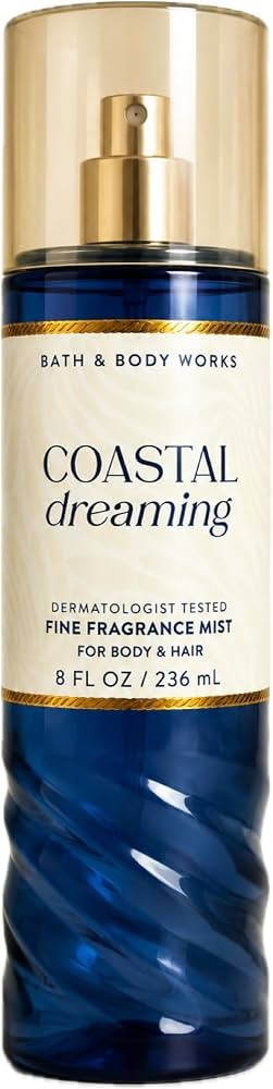 Bath & Body Works Coastal Dreaming Fine Fragrance Mist \u2013 Sea Salt Vanilla Driftwood Body Spr... | Amazon (US)