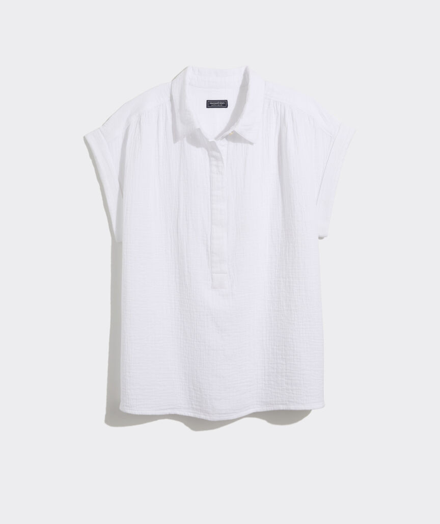 Margo Gauze Top | vineyard vines