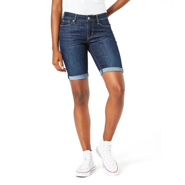 Signature by Levi Strauss & Co. - Women's Bermuda Shorts - Walmart.com | Walmart (US)