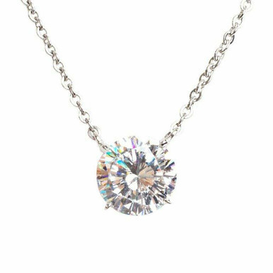 5CT ROUND PENDANT - P5R/CZ | Fantasia by DeSerio