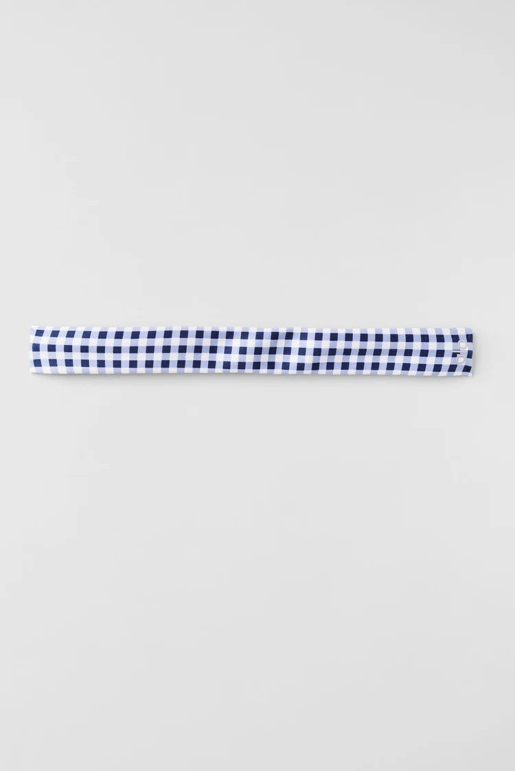 Gingham Airlift So Smooth Headband | Alo Yoga