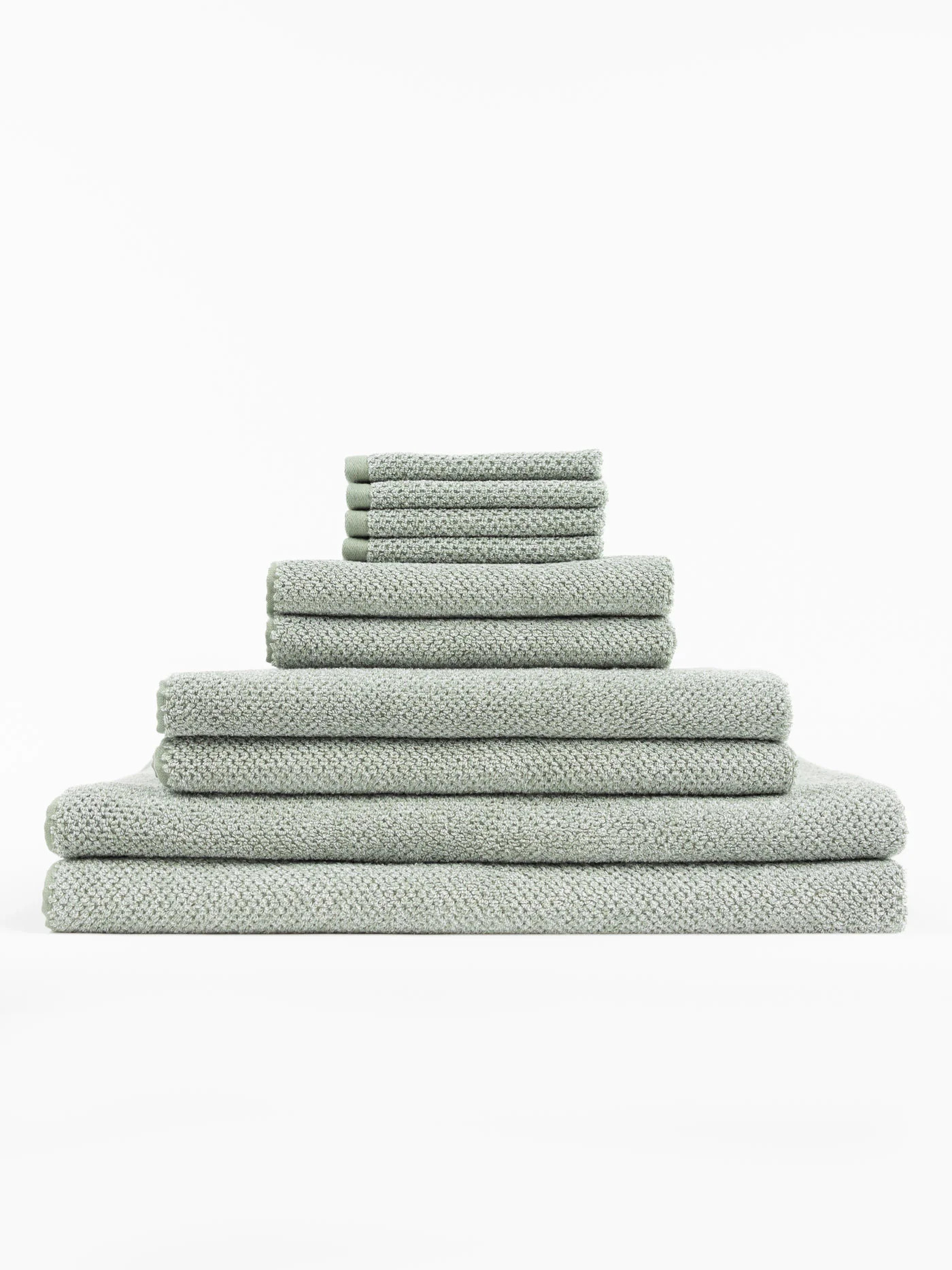 Complete Nantucket Bath Bundle in Heathered Sage - Cozy Earth | Cozy Earth