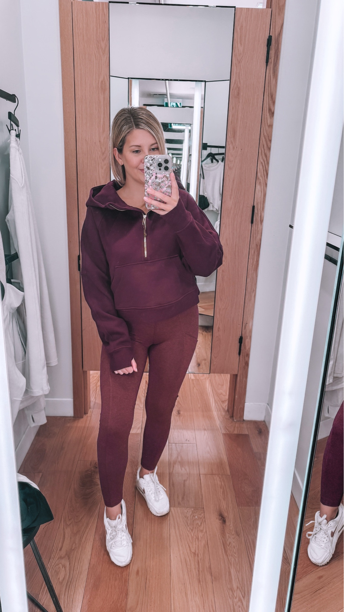 All red everything ♥️💋

Wearing size XS/S in the scuba TTS.

These are the new suede leggings. I for sure thought I wasn’t going to like them, but they’re super cute and I loved the way they fit! They feel so soft and almost  structured. Very snatching! I’m in a size 4 TTS.

Leggings outfit, activewear, athleisure, casual outfit, everyday outfit, scuba, leggings, half zip pullover, oversized pullover, winter outfit, fall outfit, spring outfit, new arrivals, new releases

#LTKcanada #LTKwinter #LTKstyletip