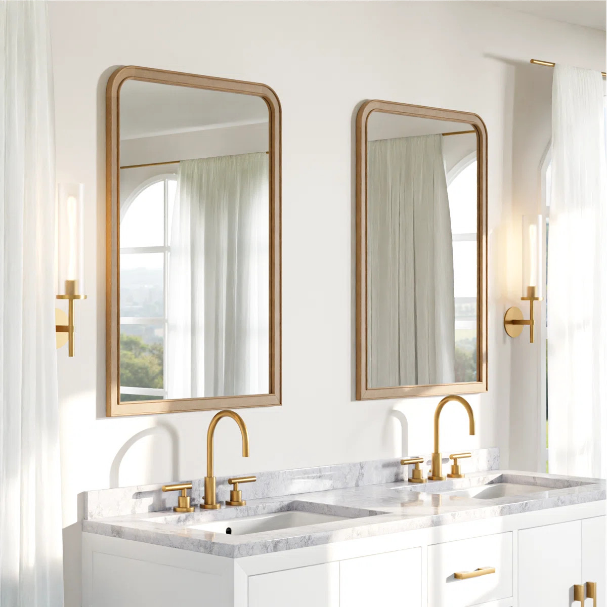 Ancell Solid Wood Mirror | Birch Lane