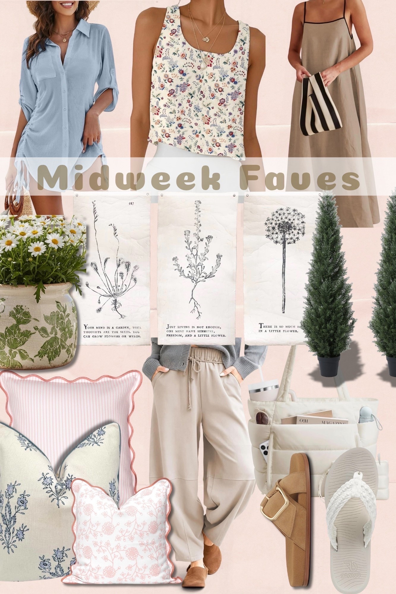 🤍 Nothing complicated—just pieces you’ll actually wear on repeat and decor that makes your home feel calm. 
#LTKamazonfinds #LTKfashion #midweekfaves #viraloutfits #trending #topselling



#LTKHome #LTKSeasonal #LTKMidsize