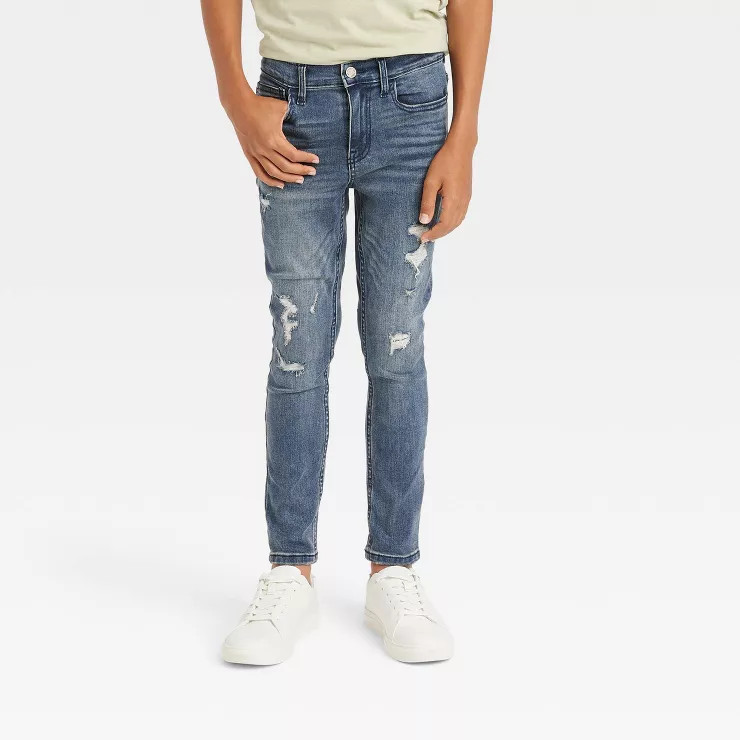 Boys' Super Stretch Super Skinny Fit Jeans - art class™ | Target