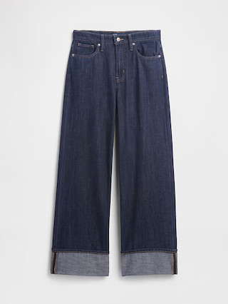 High Rise Wide-Leg Jeans | Gap Factory