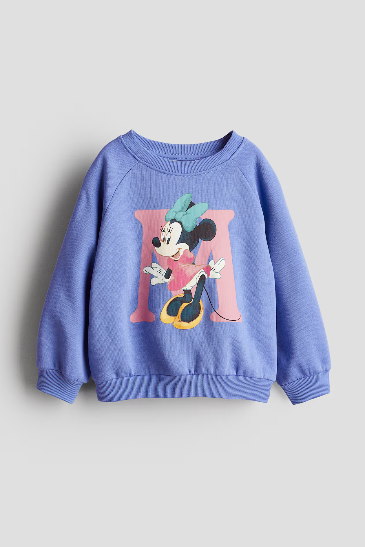 Printed Sweatshirt - Blue/Minnie Mouse - Kids | H&M CA | H&M (US + CA)