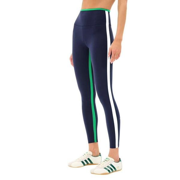 Women's SPLITS59 Sam High Waist Rigor 7/8 Cross Training Tights Large Indigo/Spearmint | Scheels Sports
