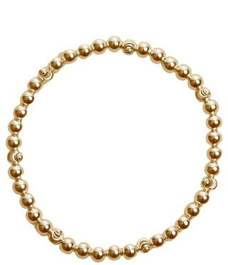 Argento Vivo Diamond Cut Beaded Stretch Bracelet | Dillard's | Dillard's