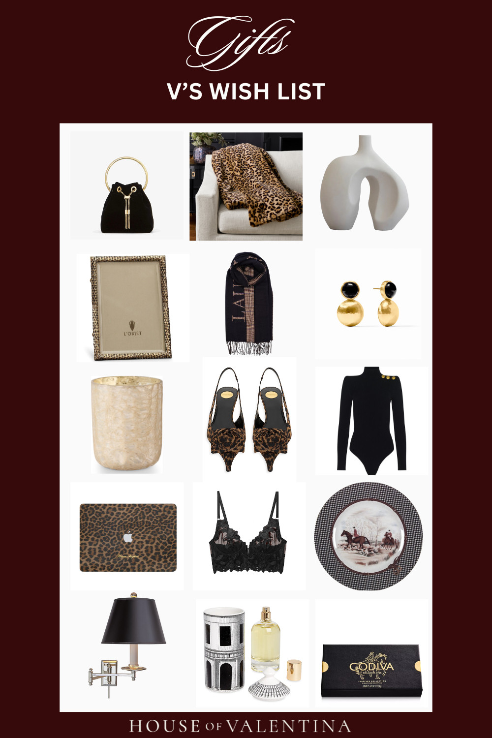 Eep omg this is literally my dream wish list come to life! I pulled together my holiday wish list with all my ultimate luxury obsessions—chic home décor, iconic accessories, statement pieces, designer-inspired gifts, and those little indulgences that make the holidays feel magical. I’m talking cozy leopard throws, bold gold accents, gorgeous fashion finds, and timeless décor that looks straight out of a high-end boutique. If you need holiday gift ideas that are elegant, stylish, and totally swoon-worthy, this list is everything!!! 

 #LTKGiftGuide #LTKHoliday #LTKSeasonal