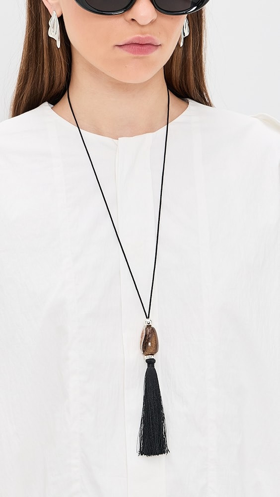 Semiprecious Tassel Long Necklace | Shopbop