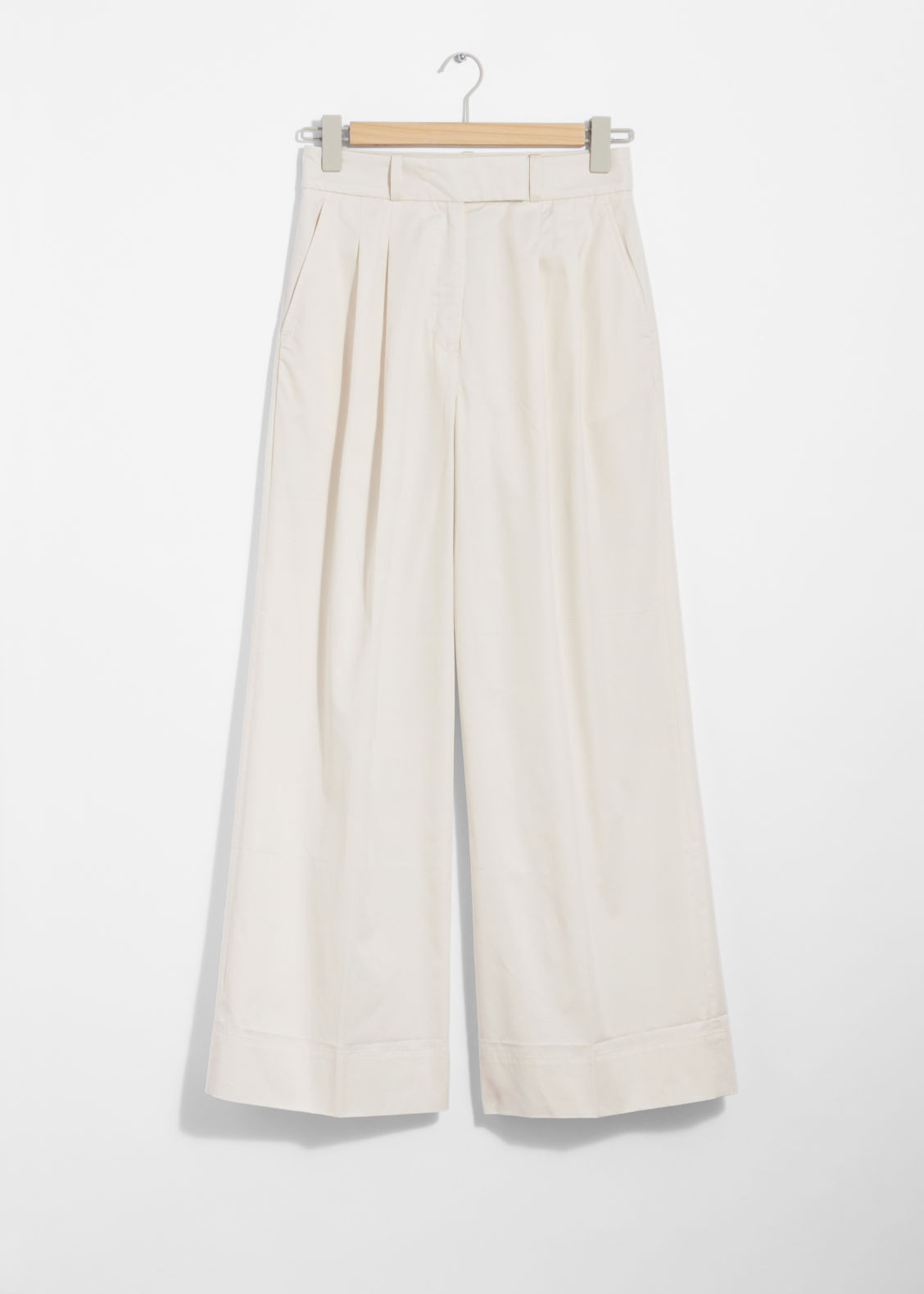 Wide Tailored Trousers - White | & Other Stories (EU + UK)
