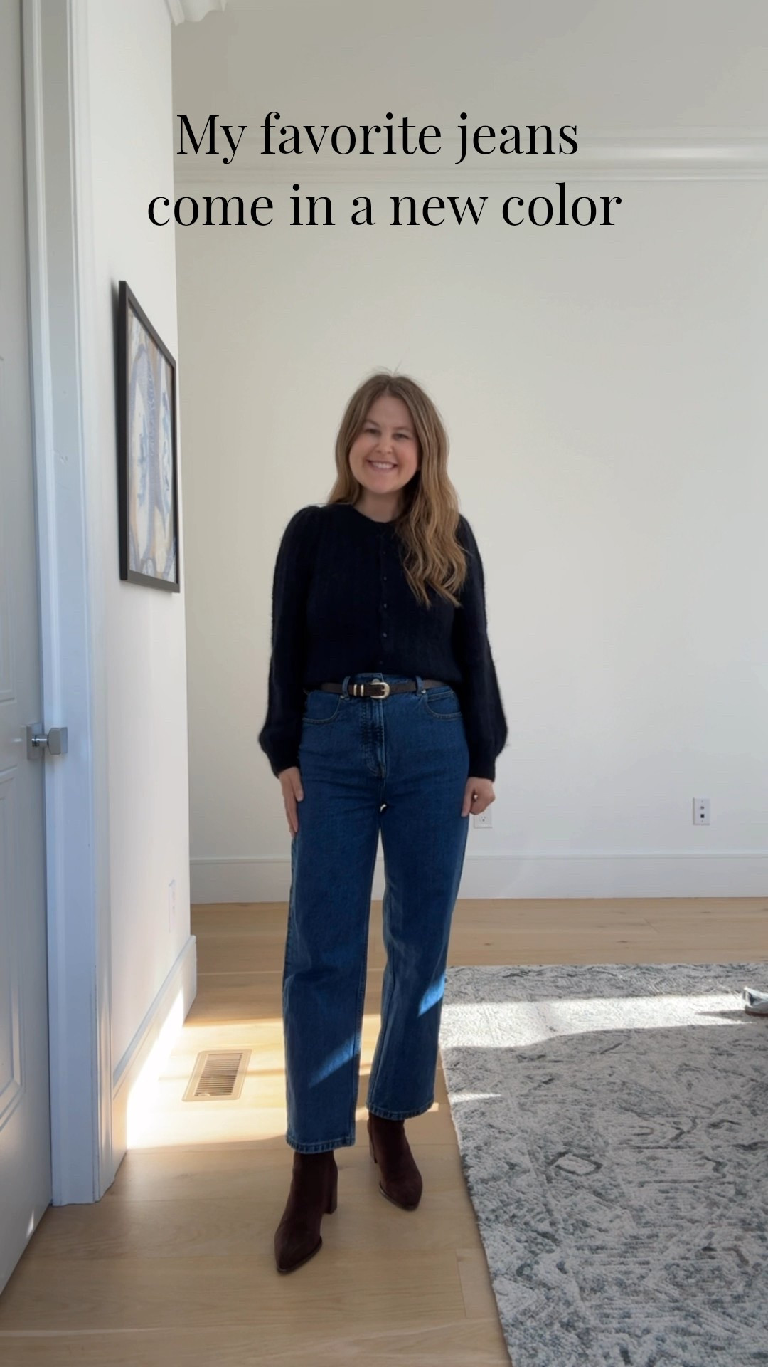 One of my most worn jeans now comes in the perfect medium blue wash! I’m wearing the darker blue wash in the video. Both are linked. If you’re between sizes, size down! 

#LTKmomlife