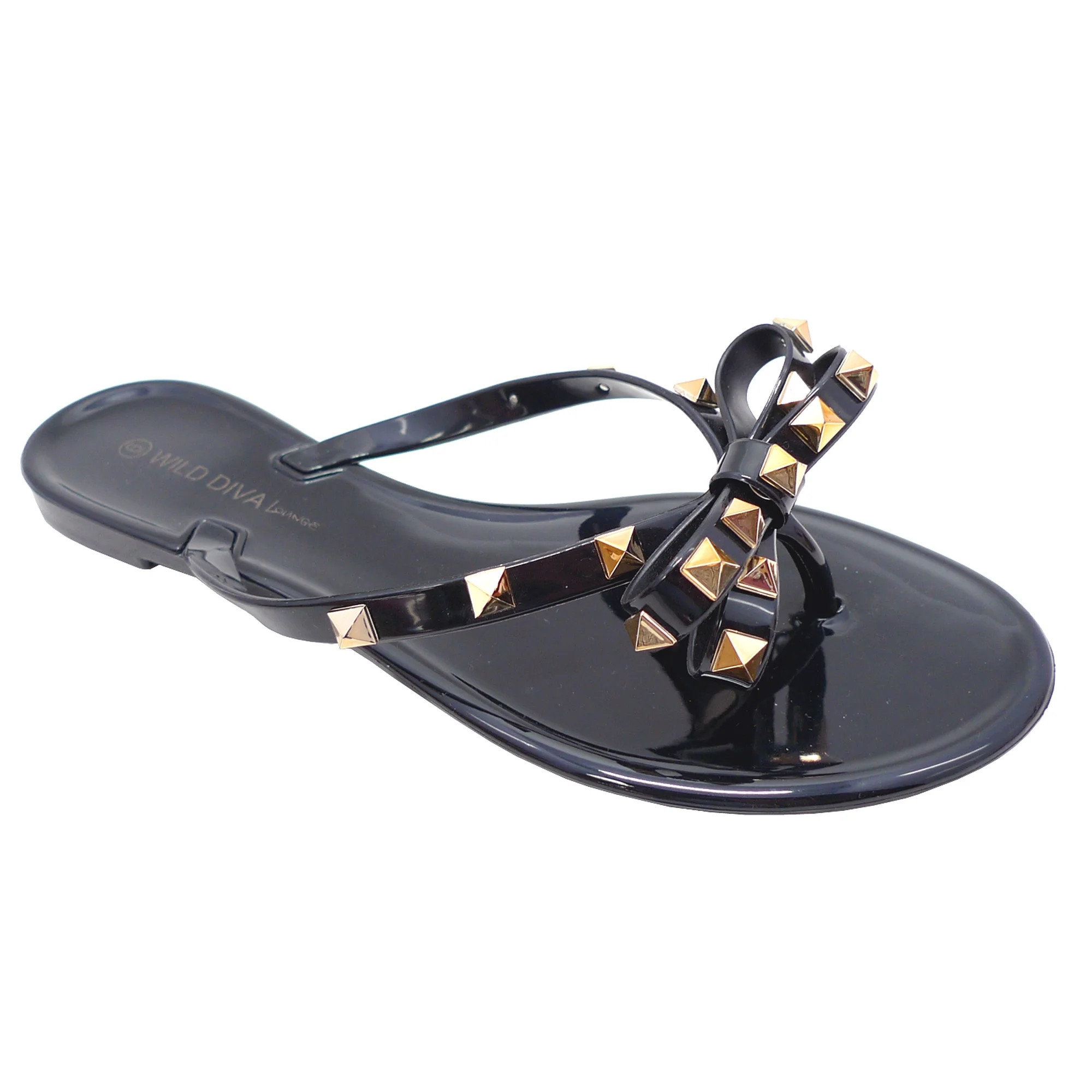 Wild Diva brand of Joanie172, Womens Slingback T Strap Jelly flip Flop Ankle Strap Thong Sandals ... | Walmart (US)