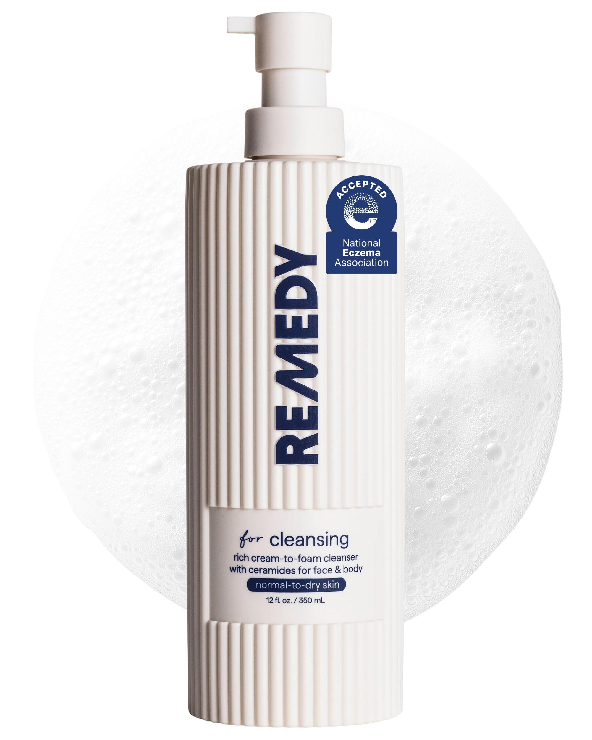 Remedy for Rich Cream Cleansing | Cream-to-Foam Face Wash with Ceramides, Glycerin and Panthenol ... | Amazon (US)