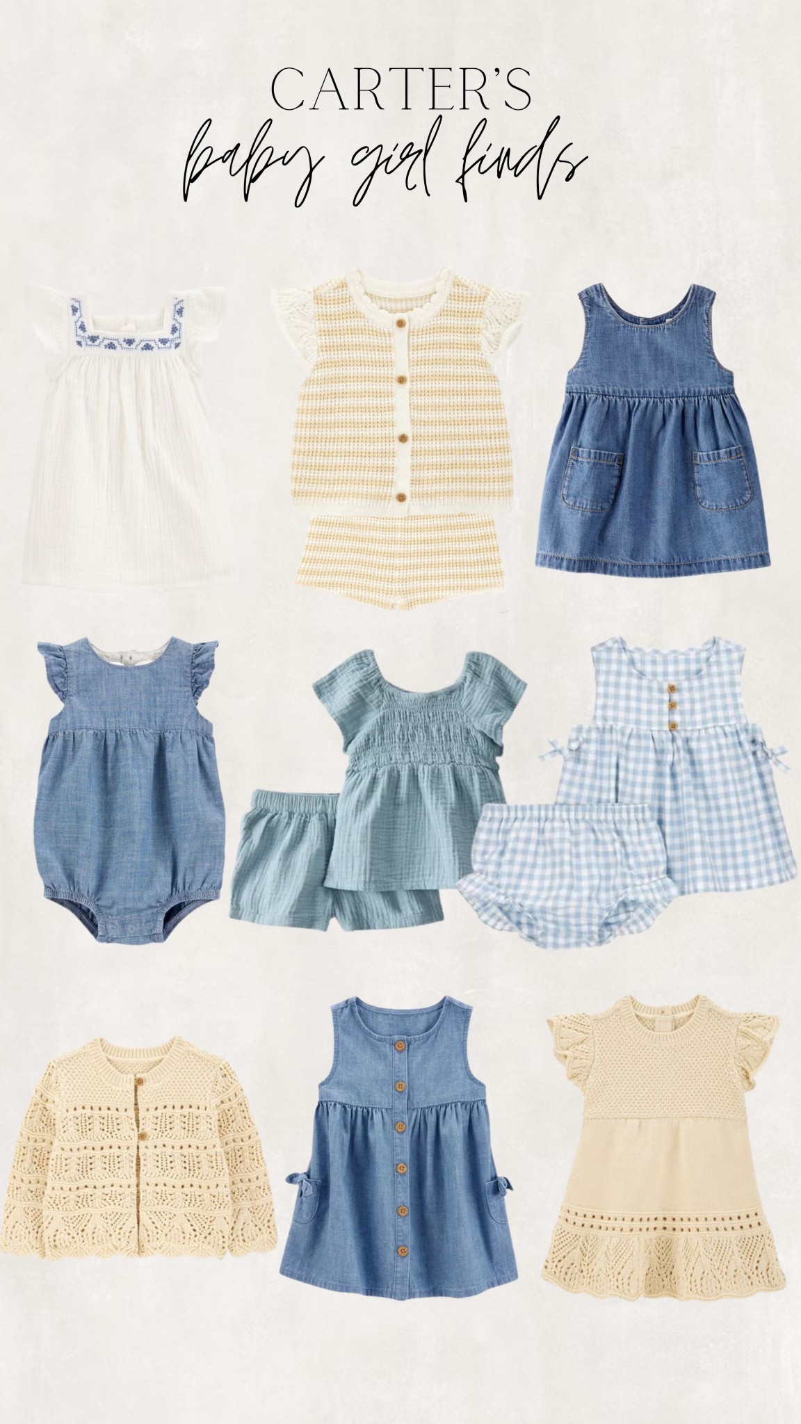 Carter’s baby girl outfits, baby girl clothes, baby girl sets, affordable baby clothes, Carter’s, little planet, organic baby clothes 

#LTKBaby