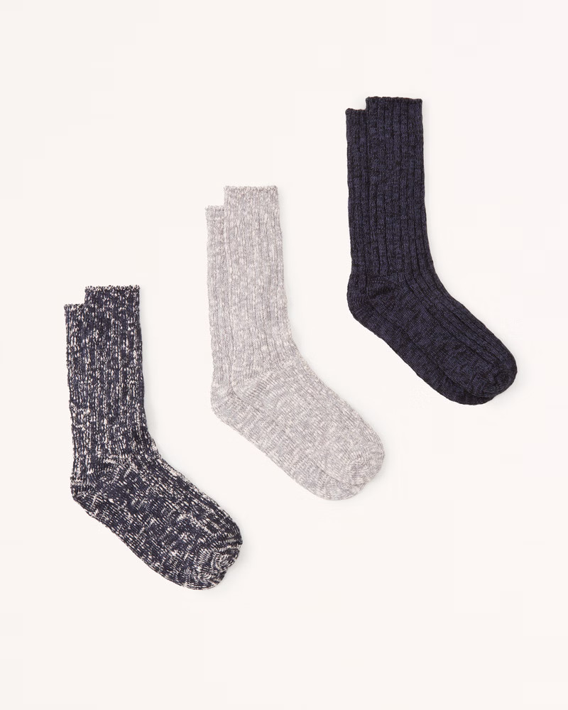 3-Pack Camp Socks | Abercrombie & Fitch (US)