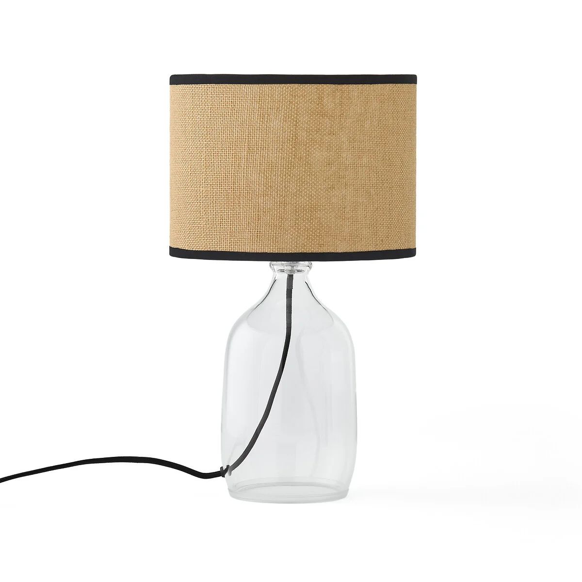 Ania Glass & Linen Table Lamp | La Redoute (UK)