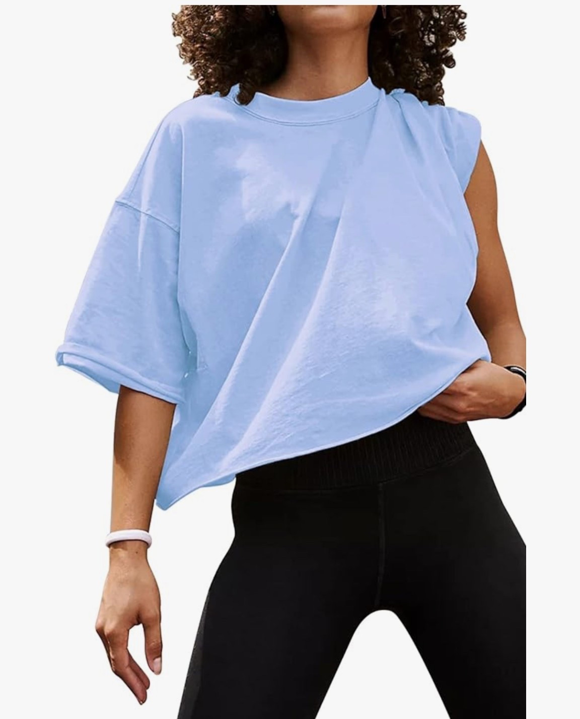 Oversized women’s cropped T-shirt perfect for casual loungewear or gym workout shirt on sale at Amazon

#LTKSaleAlert #LTKfitnessgoals #LTKootd