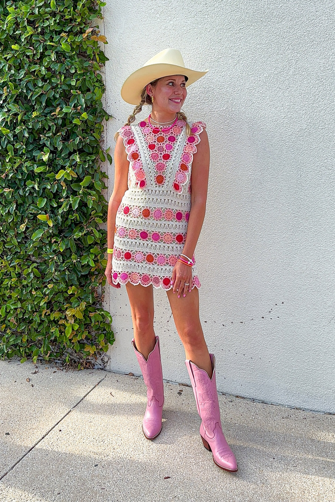 summer dresses and cowboy boots Bluebonnet Dress  The Rockin' What To Wear With Cowgirl