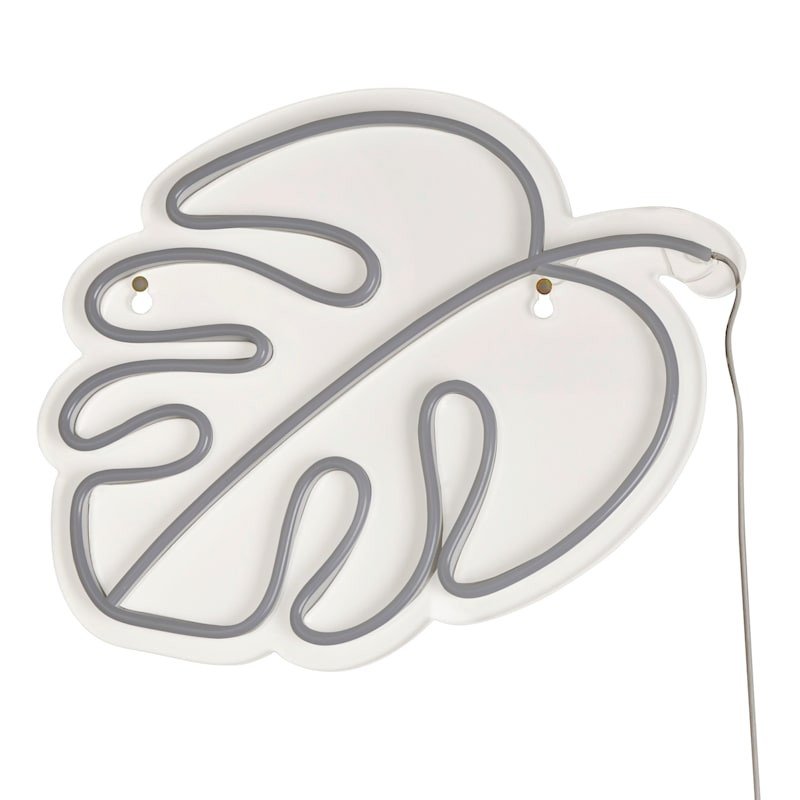 Palm Leaf LED Wall Sign 9.8IN | At Home