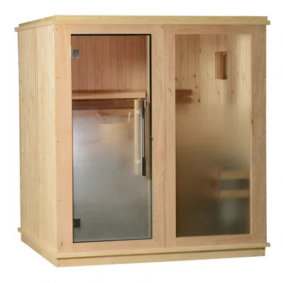 Rainelle Fir 4 Person Steam Sauna Almost Heaven Saunas LLC Heater Type: 6.8kW Cilindro Heater | Wayfair North America