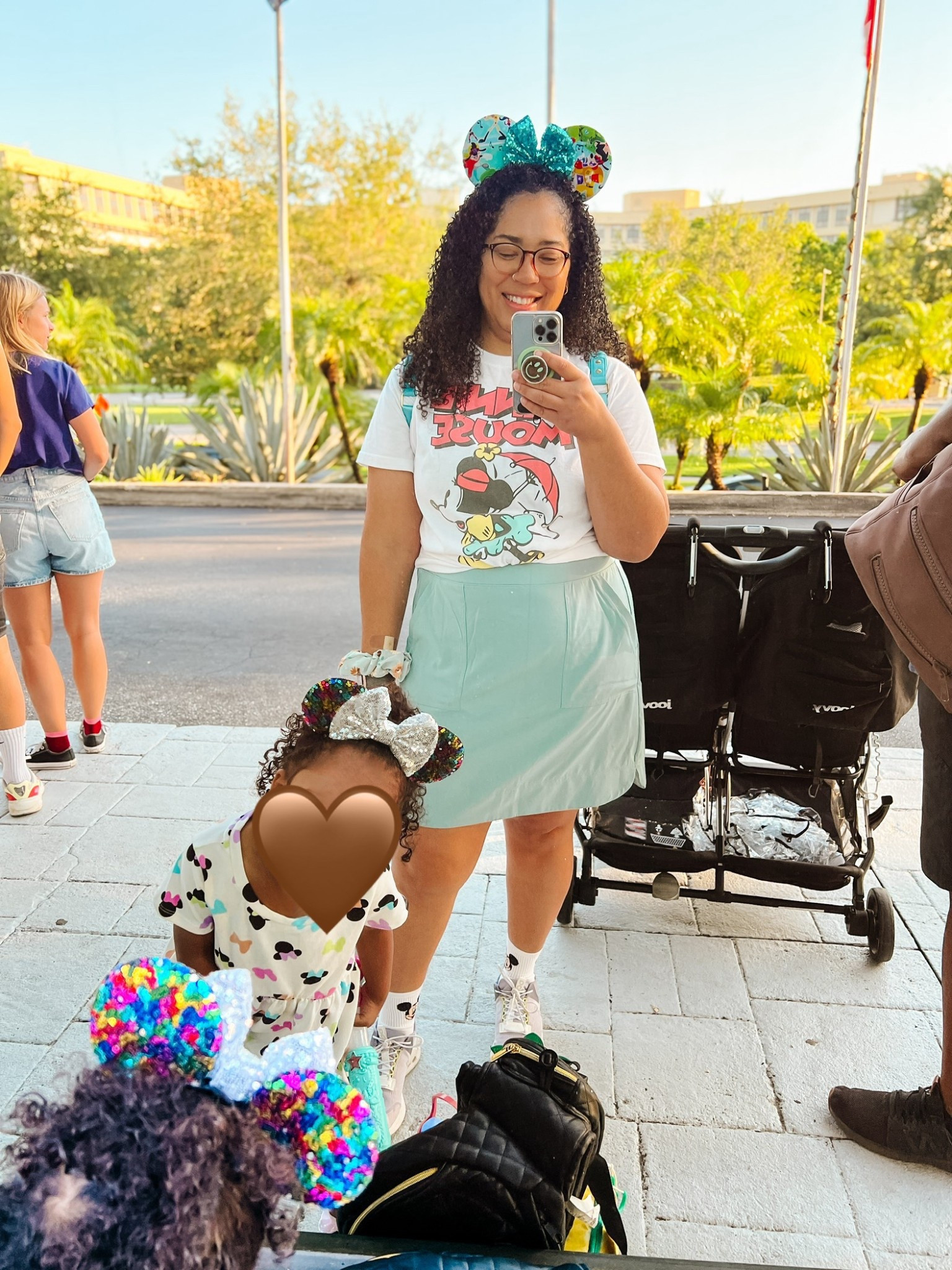 Here is my Disney outfit for our day at the Epcot International Flower & Garden Festival! This athletic skort is a great length that prevented chafing and kept me cool and comfortable  

#LTKMidsize #LTKFindsUnder50 #LTKTravel