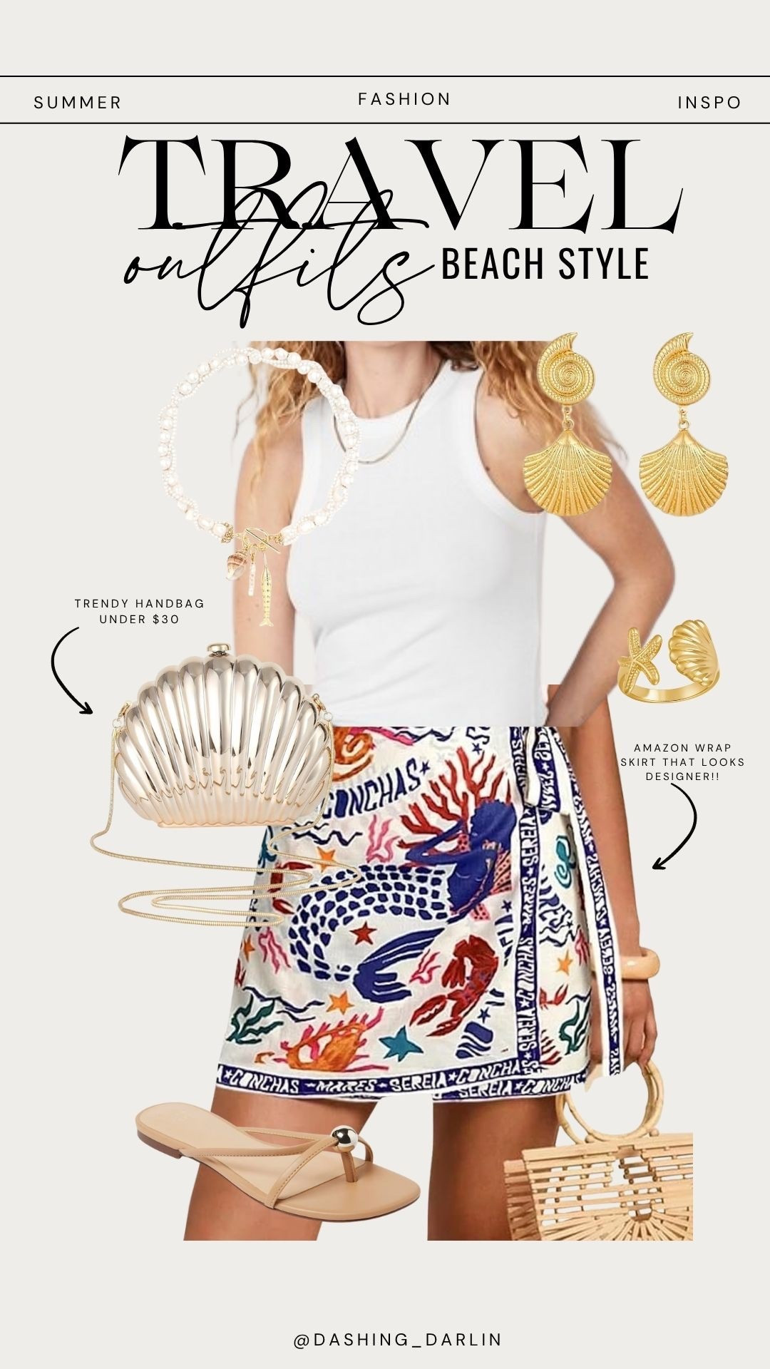 Amazon look for less wrap skirt is perfect for summer! It comes in different colors and patterns too. Wearing size small in skirt and tank  

#LTKPetite #LTKFindsUnder50 #LTKTravel