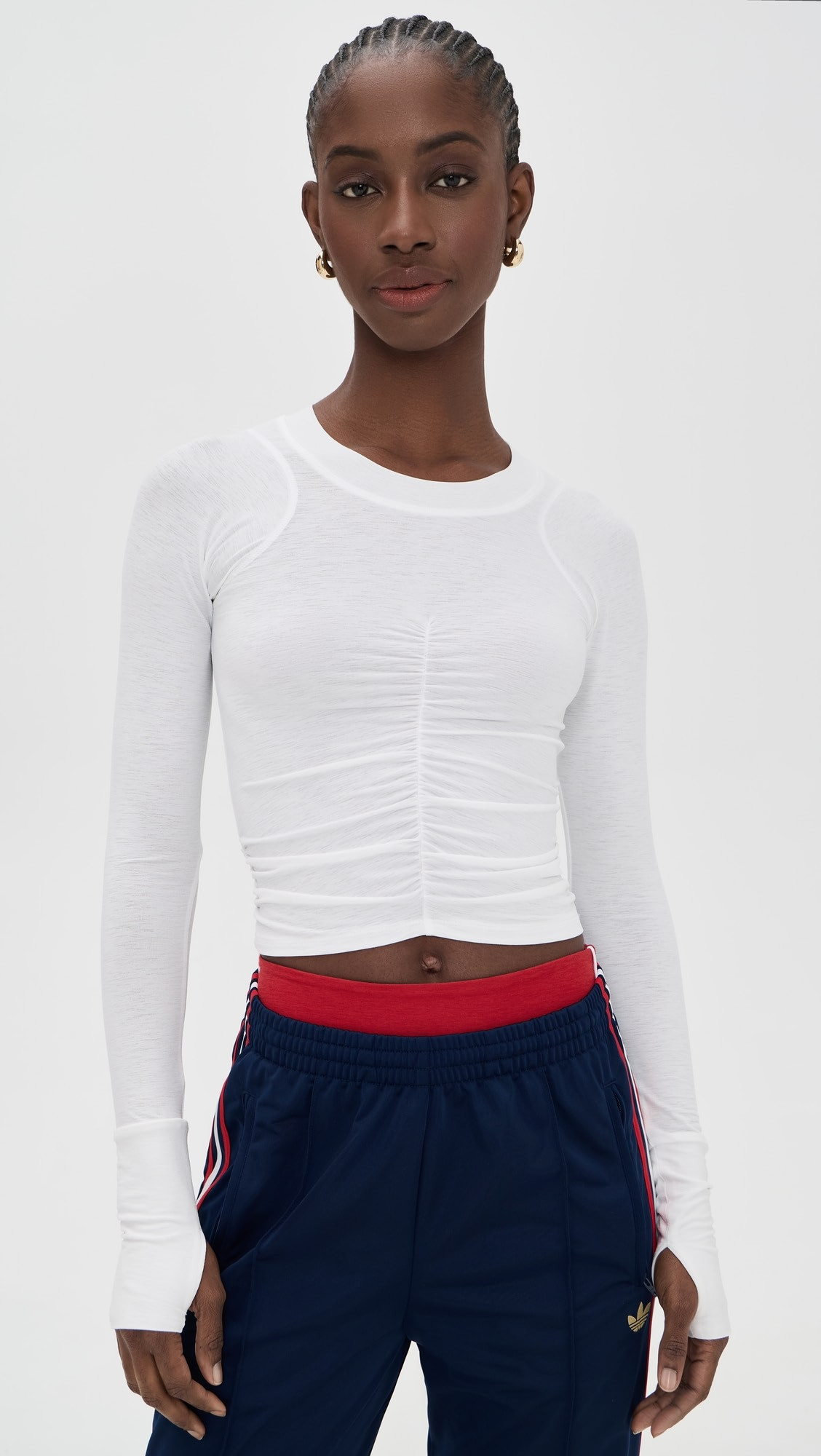 Tempo Ruched Long Sleeve Tee | Shopbop