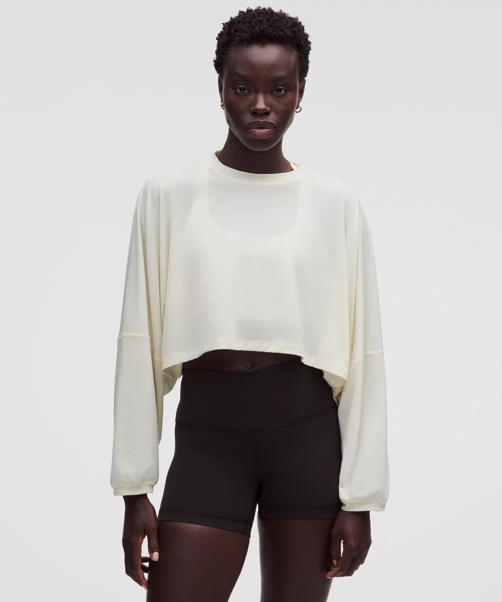 EasySet Relaxed-Fit Cropped Long-Sleeve Shirt | lululemon (AU)