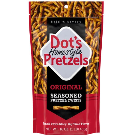 Dot's Homestyle Pretzels Original Seasoned Pretzel Twists Snack, 16 oz | Walmart (US)