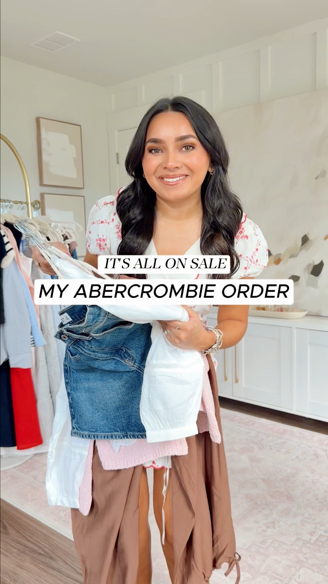 Code AFSUMMER for an extra 15% off!

Abercrombie Summer Try On - On Sale!
For reference: I’m 5’0, petite, 32b bra size, and 2/26 in bottoms, pear shaped. 
*Everything I share is unaltered! TTS means true to size. Between size 5-6.5 in shoes

Floral collard mini dress size xs petite TTS
Clear heels size 5 TTS

Brown stripe tank size xxs TTS
White denim short size 26 TTS
Clear sandals size 5 TTS

Brown convertible pull on pants size xs petite TTS


Green cardigan with tank size xxs TTS
Green stripe linen skort size xs in the curve love fit
Tan sandals size 5.5 TTS

Pink mini dress size xs petite TTS
Pink cardigan size xxs - roomy fit, color is currently sold out
Clear sandals size 5.5 TTS

White top size xxs TTS
Denim shorts in medium wash size 26 TTS
Brown sandals are Hermes - similar linked

#LTKootd #LTKPetite #LTKSaleAlert