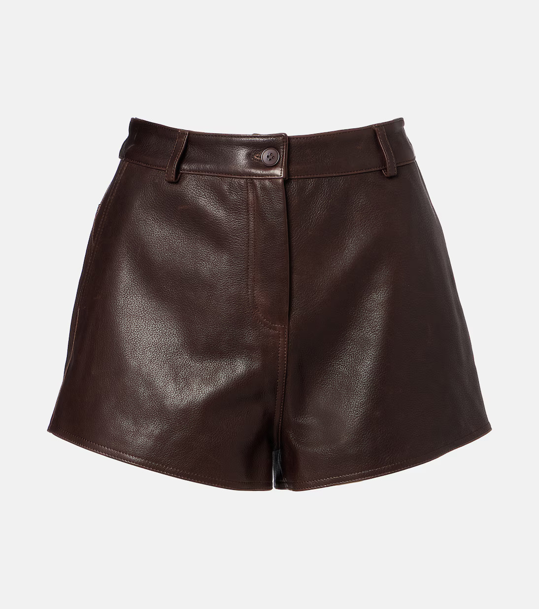 Leontine leather shorts | Mytheresa (US/CA)