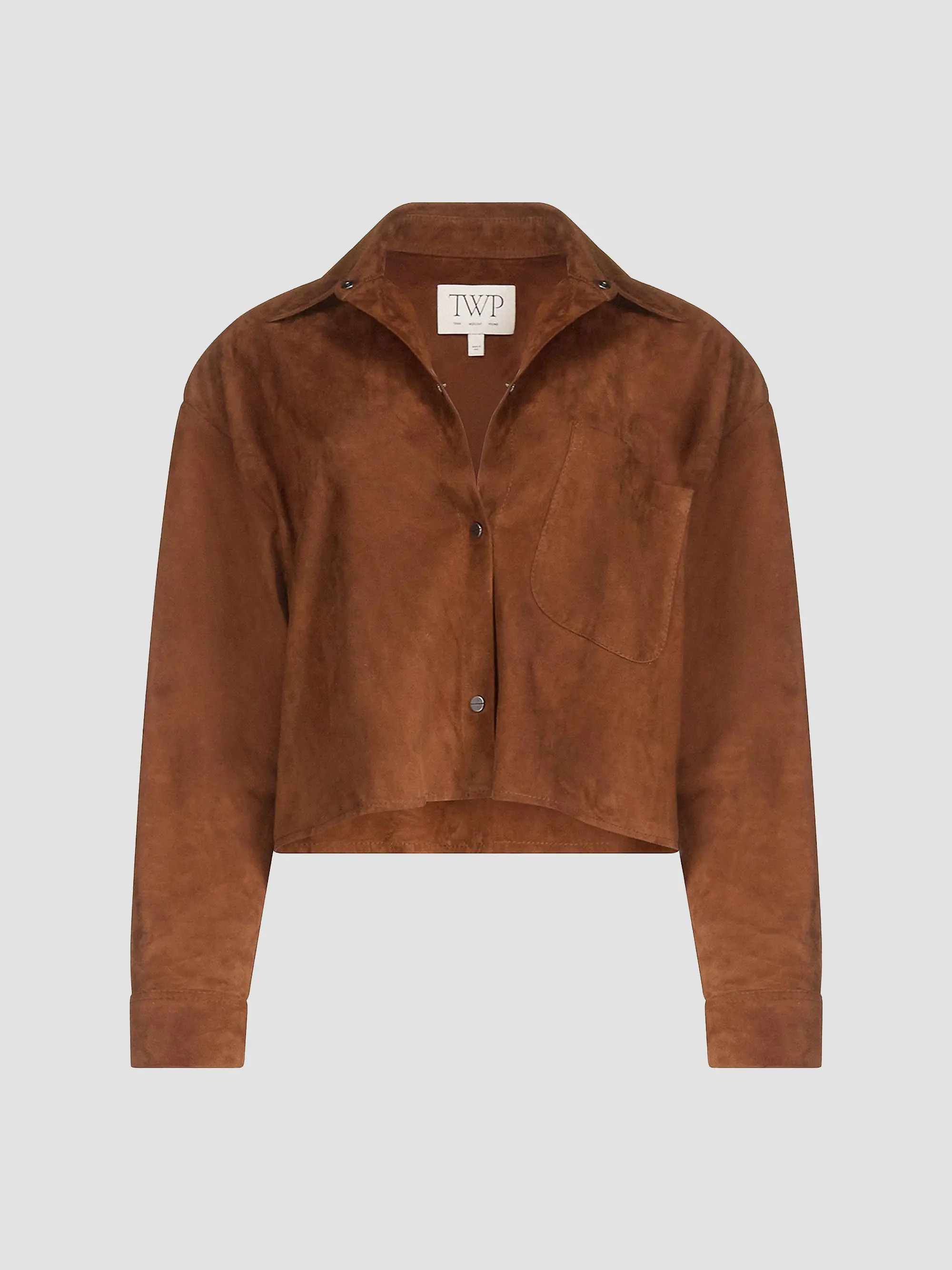 TWP Little Big Joe Drop Shoulder Suede Jacket | Saks Fifth Avenue | Saks Fifth Avenue