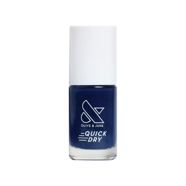 Olive & June Quick Drying Nail Polish, Suited, Midnight Blue, 0.3 fl oz | Walmart (US)