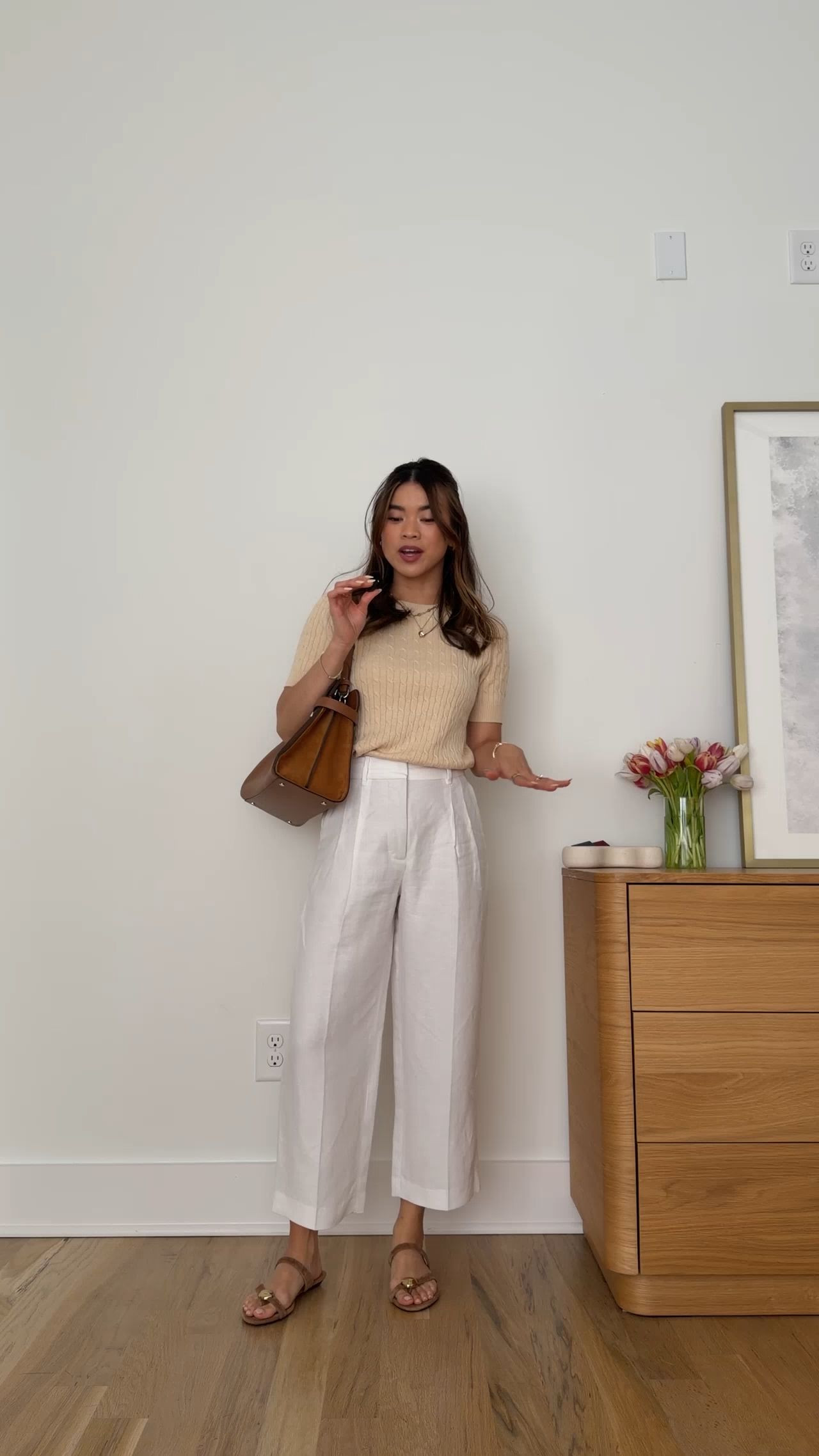 Sizing info:
•Top size XS
•Pants size 0 short 

petite fashion, get dressed with me, outfit inspiration, ootd, nashville outfit, Nashville influencer, petite style, vacation style, casual outfits, mom style, petite pants, spring outfits, spring outfit info, spring pants, spring outfit idea, spring top, spring bag, spring sweater, spring shoes, 
 
@Aritzia 
 

#LTKPetite #LTKootd #LTKmomlife