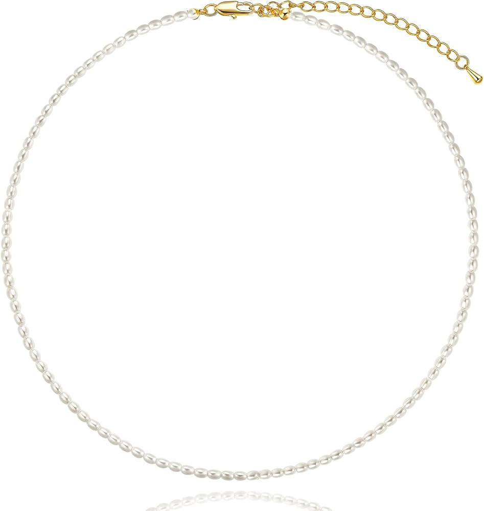 Delicate Pearl Necklace | Amazon (CA)